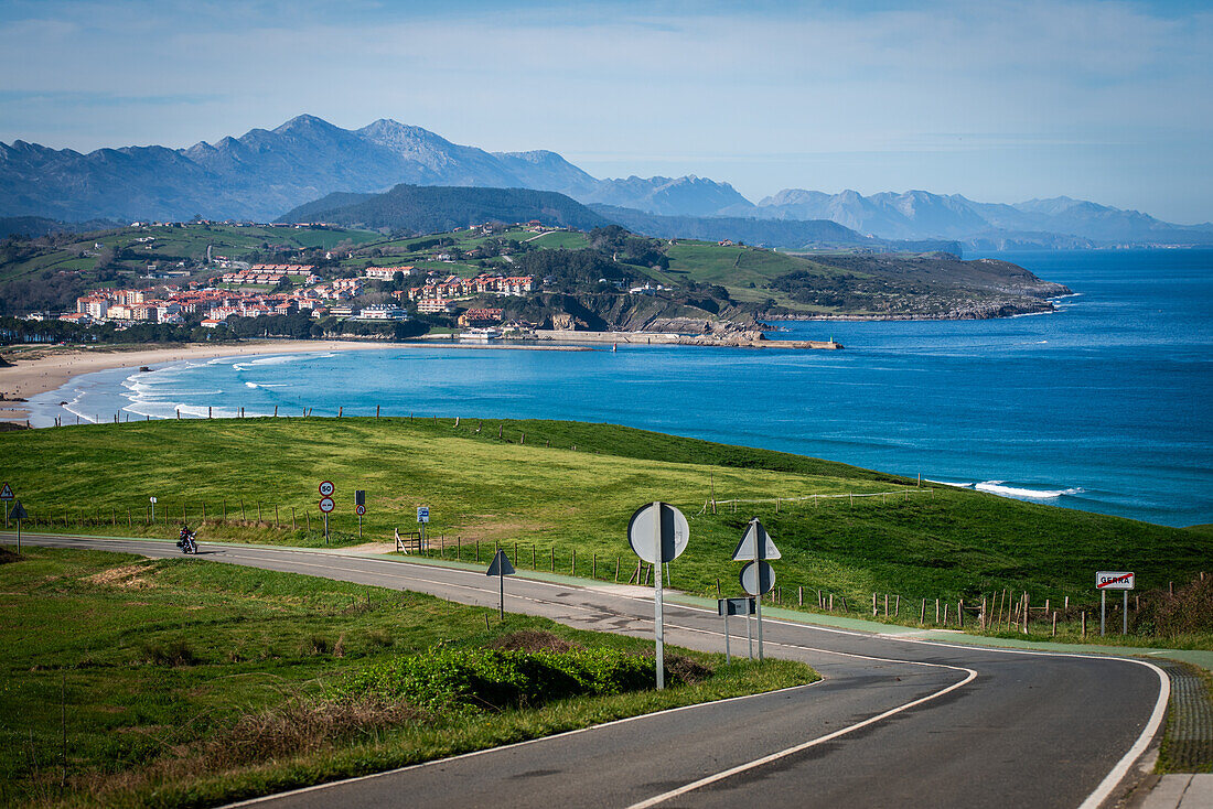 Landscape seaview,, Cantabria, Spain