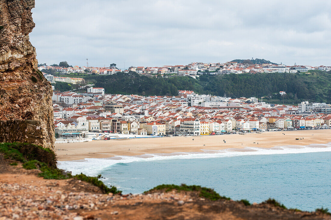 Strand von Nazaré, Portugal