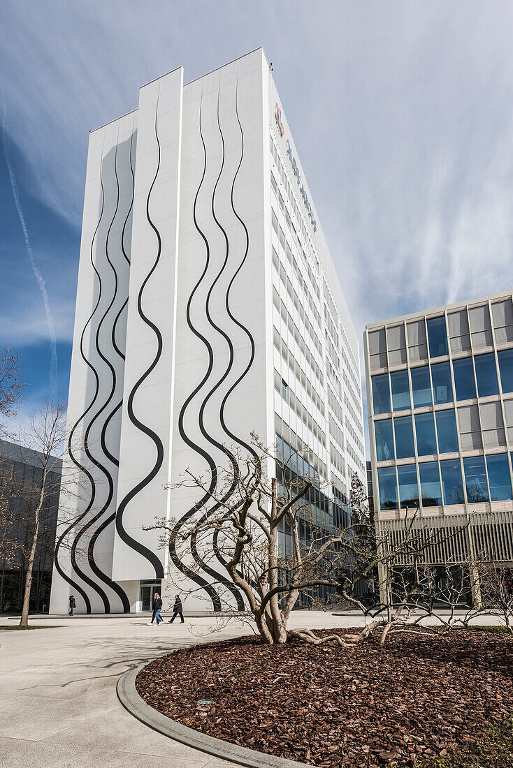  Modern architecture, office building, Novartis Campus, Basel, Canton of Basel-Stadt, Switzerland 