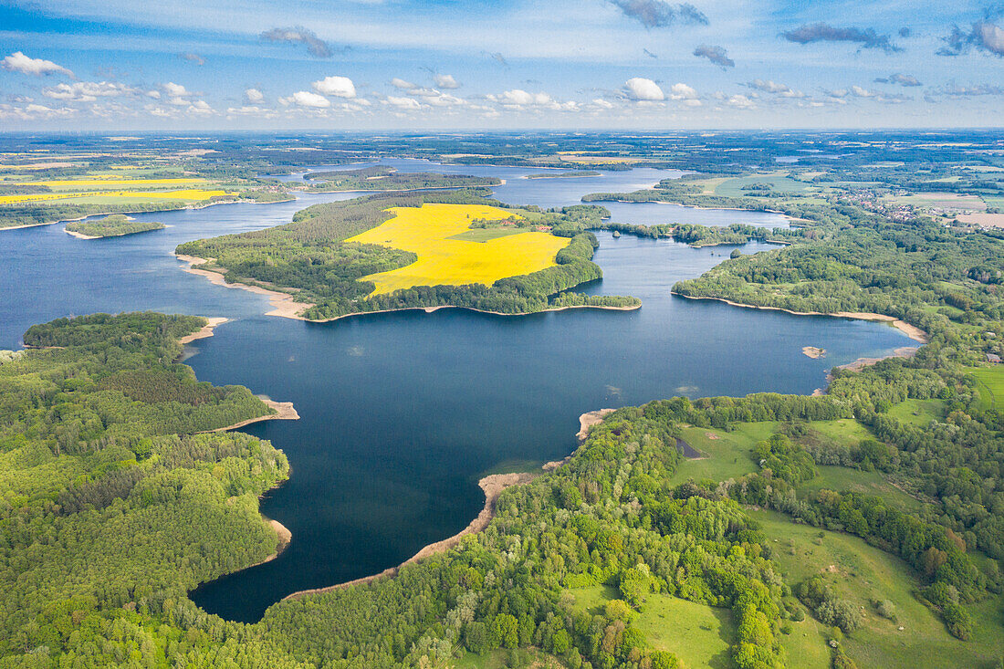  View of the Schaalsee, Schleswig-Holstein, Germany 