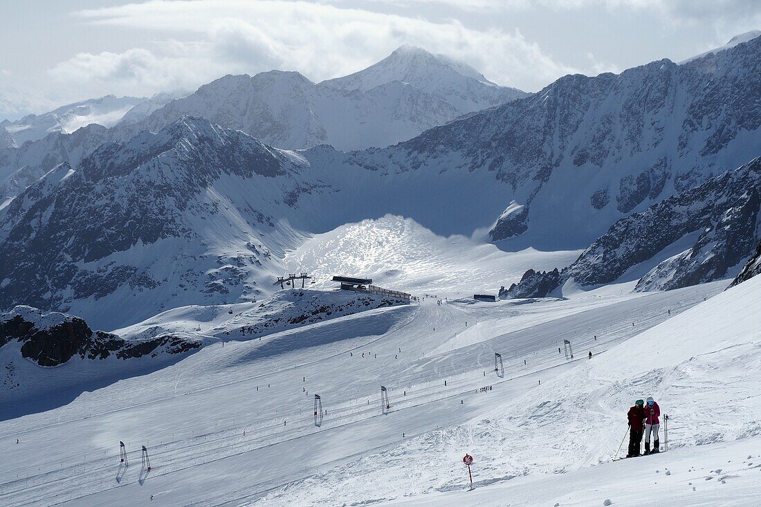  Glacier ski area, Stubai Valley, Tyrol, Austria 