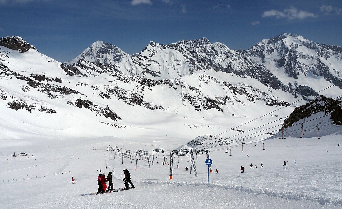  Glacier ski area, Stubai Valley, Tyrol, Austria 