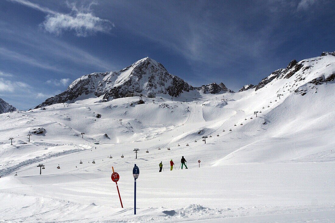  Glacier ski area, Stubai Valley, Tyrol, Austria 