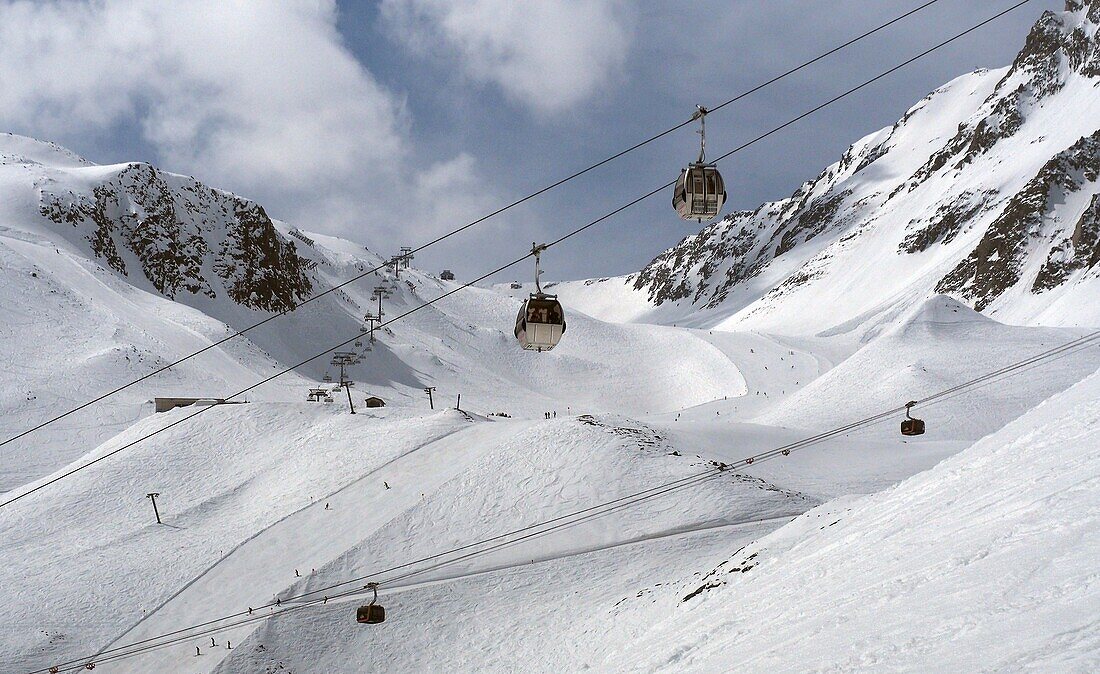  Glacier ski area, Stubai Valley, Tyrol, Austria 