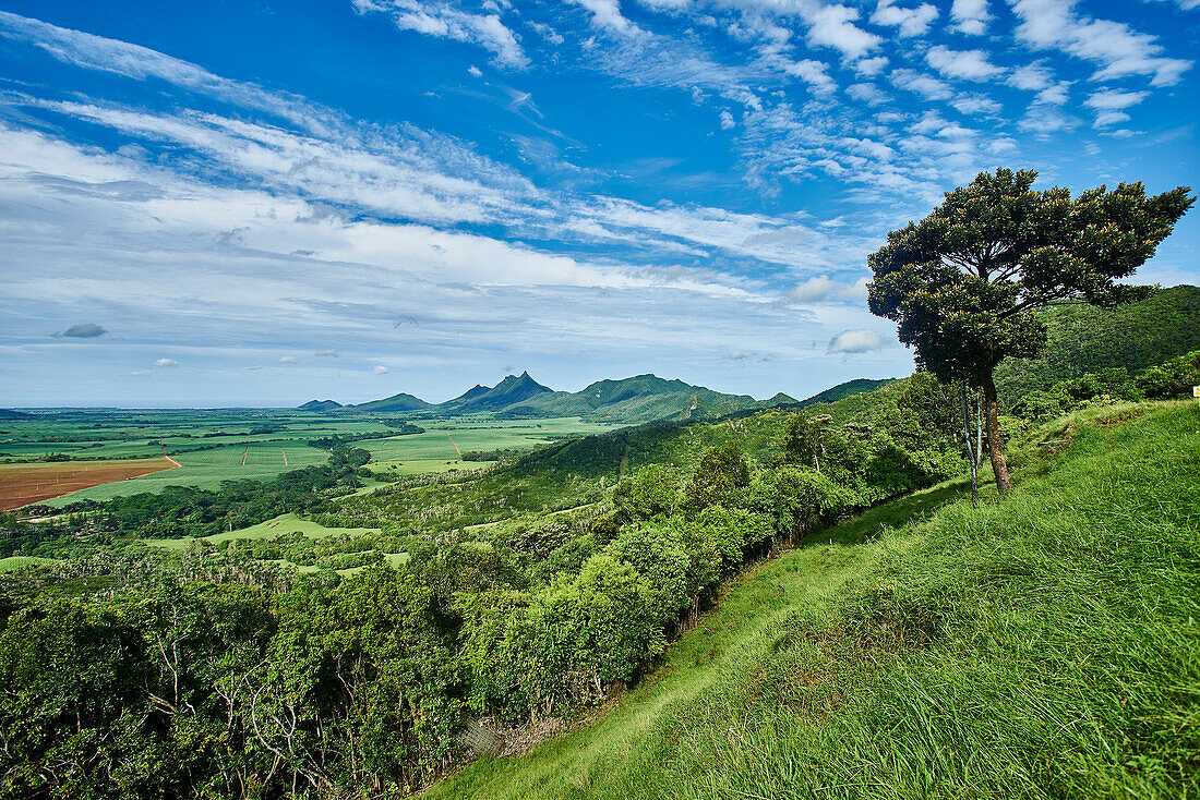 Afrika, Insel Mauritius, Indischer Ozean, Berge im Hinterland