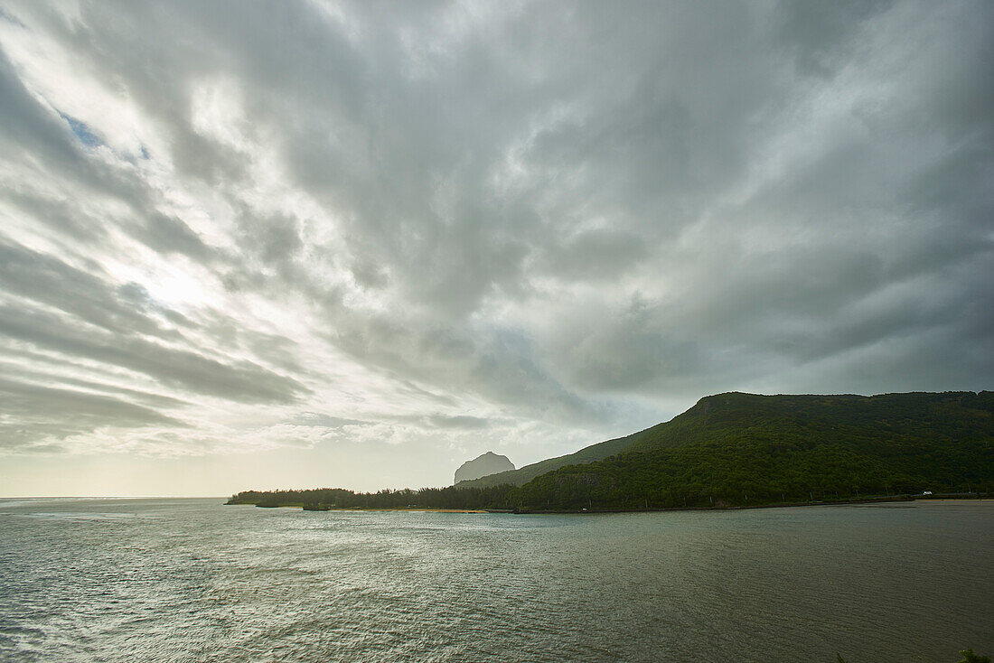 Afrika, Insel Mauritius, Indischer Ozean, Blick auf Le Morne