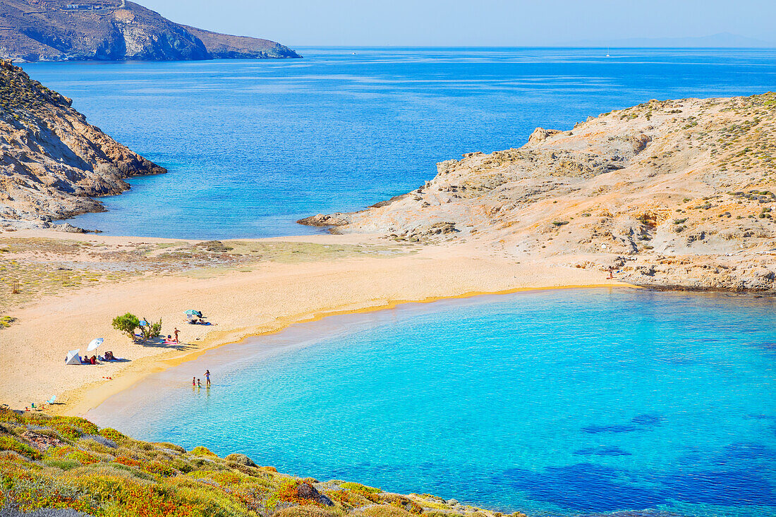  Strand von Agios Sostis, Insel Serifos, Kykladen, Griechenland 