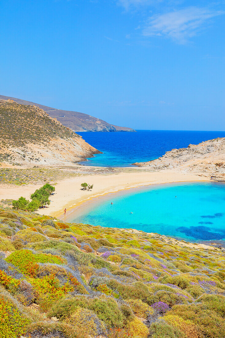  Strand von Agios Sostis, Insel Serifos, Kykladen, Griechenland 