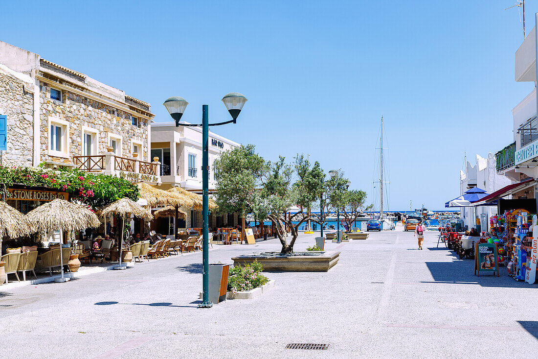 Platia Eleftherias in Kardamena auf der Insel Kos in Griechenland