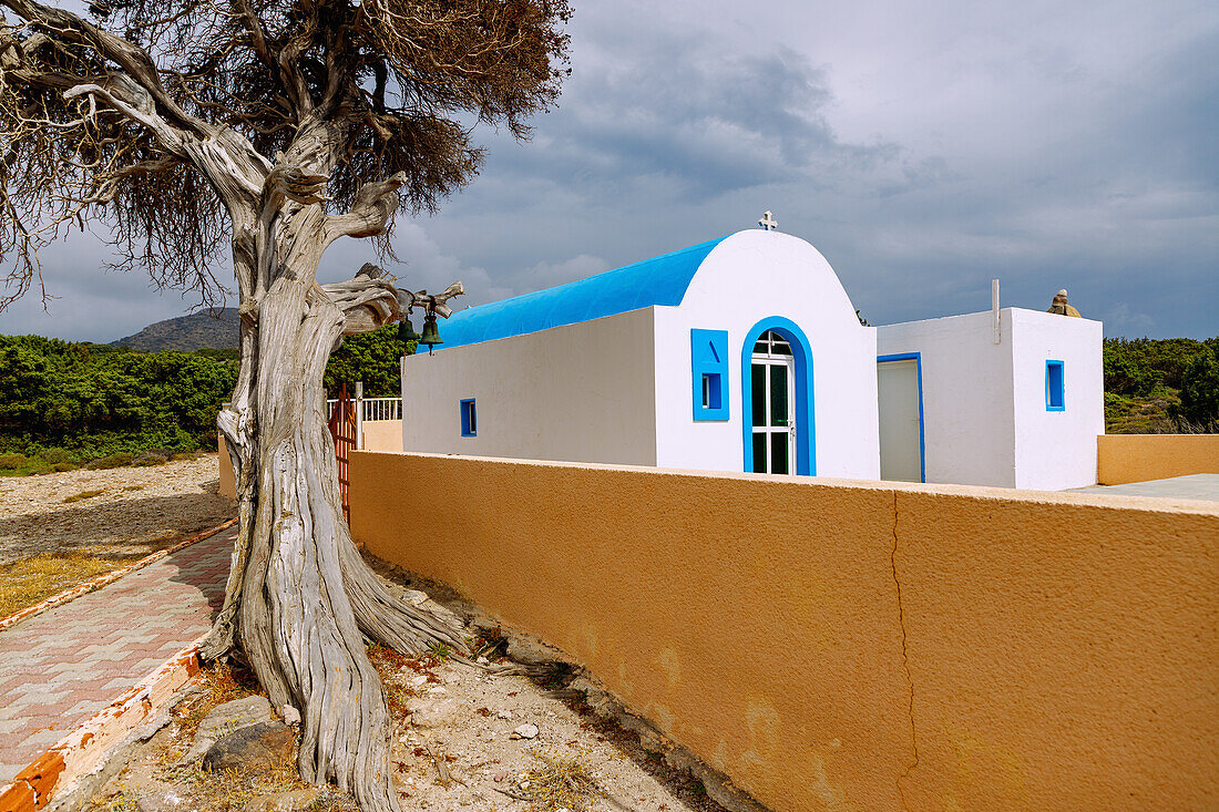  Church of Agios Theologos on the Kefalos peninsula on the island of Kos in Greece 