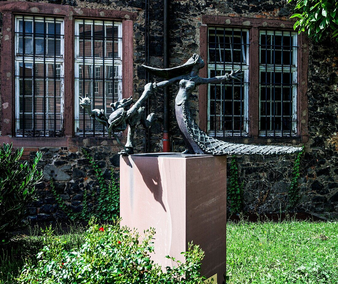 Märchenpfad Hanau, König Drosselbart, Schlossplatz, Hanau, Hessen, Deutschland