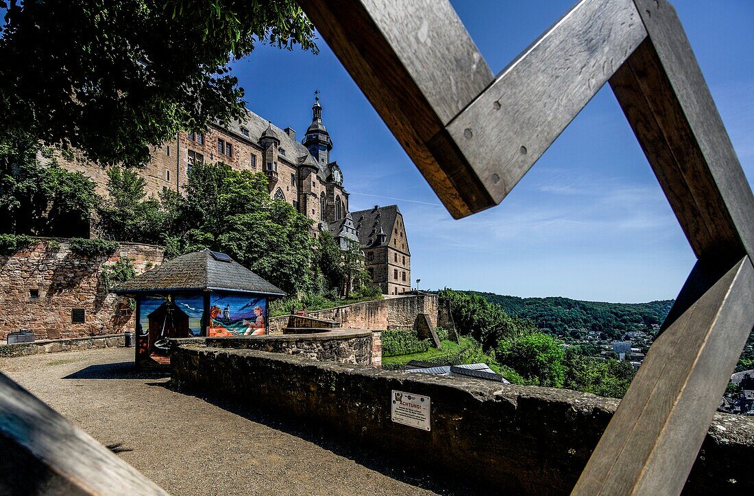  Landgrave Castle Marburg, Old Town of Marburg, Hesse, Germany 