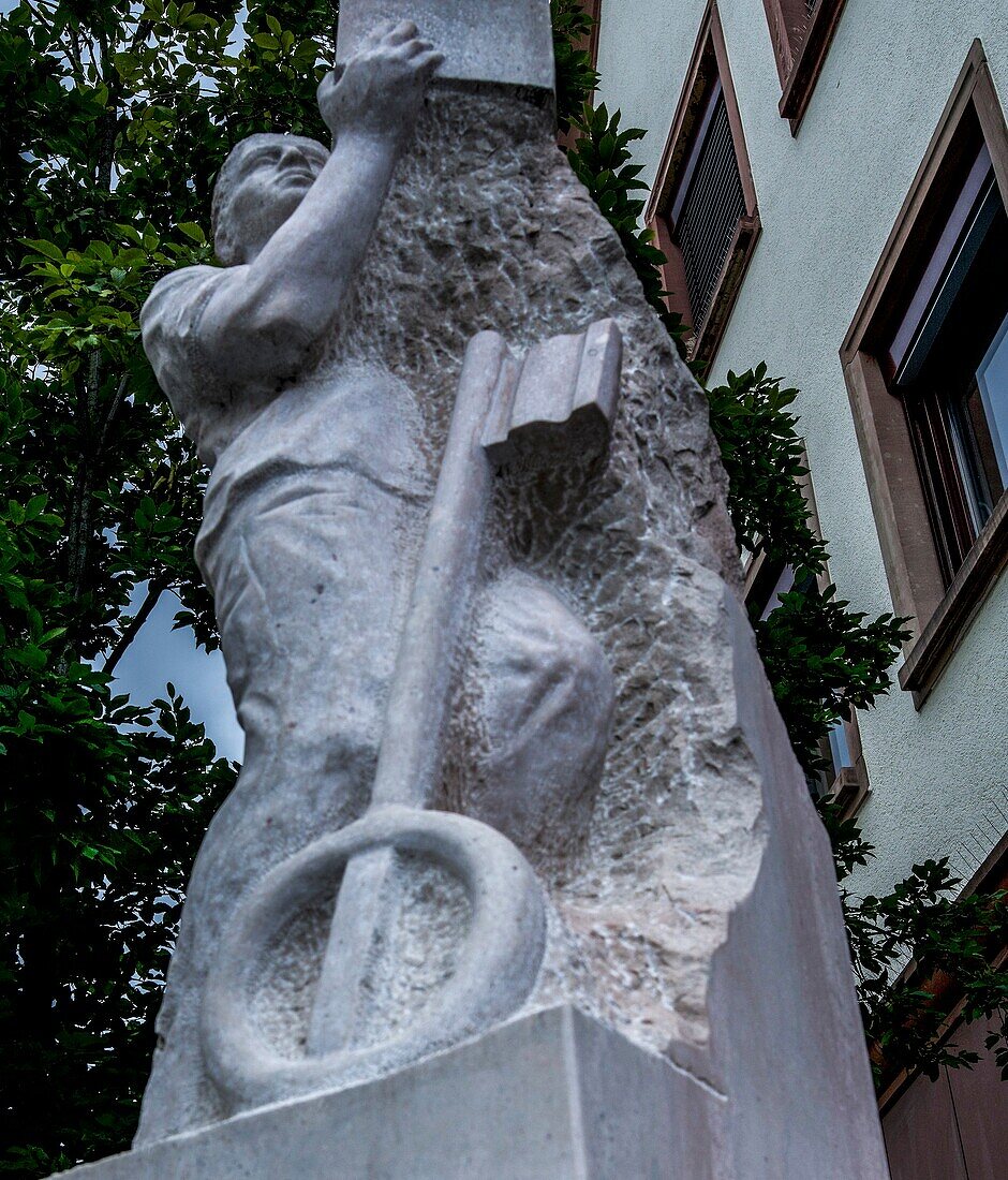 Märchenpfad Hanau, Der Goldene Schlüssel, Kölnische Straße, Hanau, Hessen, Deutschland