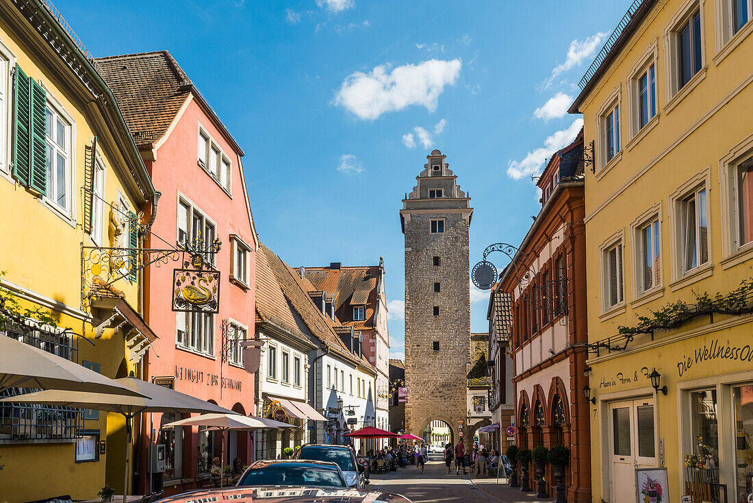 Mittelalterliches Winzerdorf, Volkach, Mainfranken, Unterfranken, Franken, Bayern, Deutschland