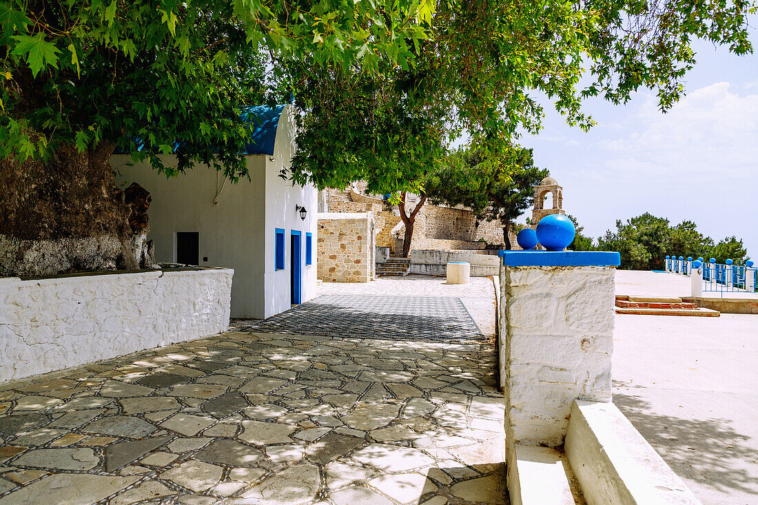  Monastery of Agios Ioannis Thymianos (Agios Ioannis Prodromos) on the Kefalos peninsula on the island of Kos in Greece 