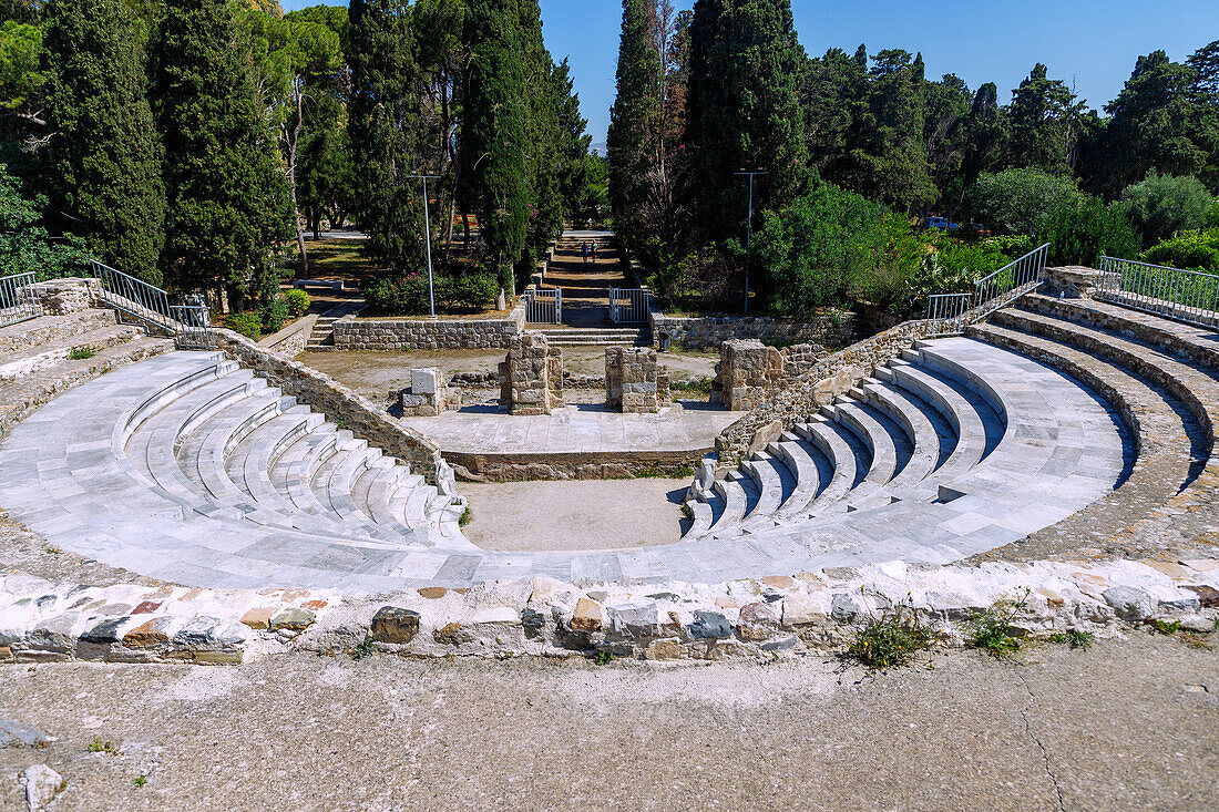  Ancient Odeion (Odeon) in Kos Town on the island of Kos in Greece 