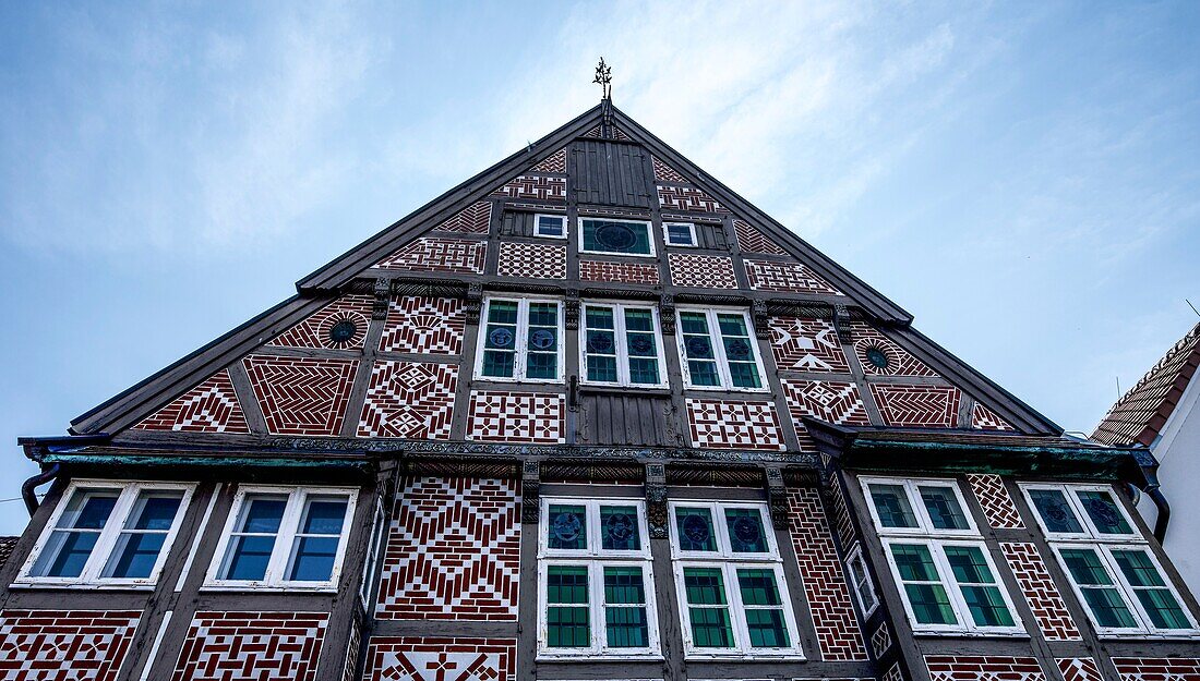  Town hall in the old town of Buxtehude, Lower Saxony, Germany 