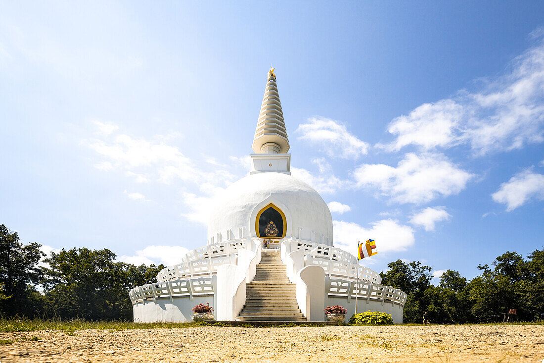  Zalaszántó Peace Stupa, Balaton, Hungary, Europe 