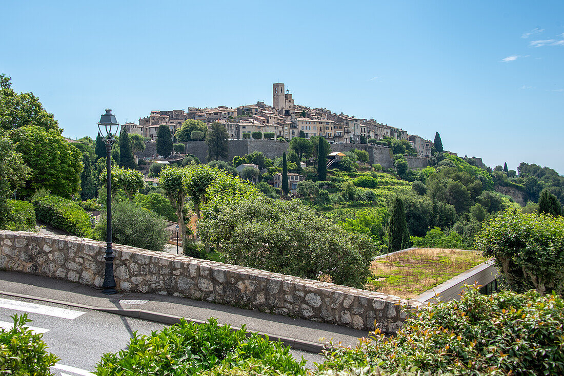 Mittelalterliche Hügelstadt Saint-Paul-de-Vence, Provence-Alpes-Côte d'Azur, Frankreich