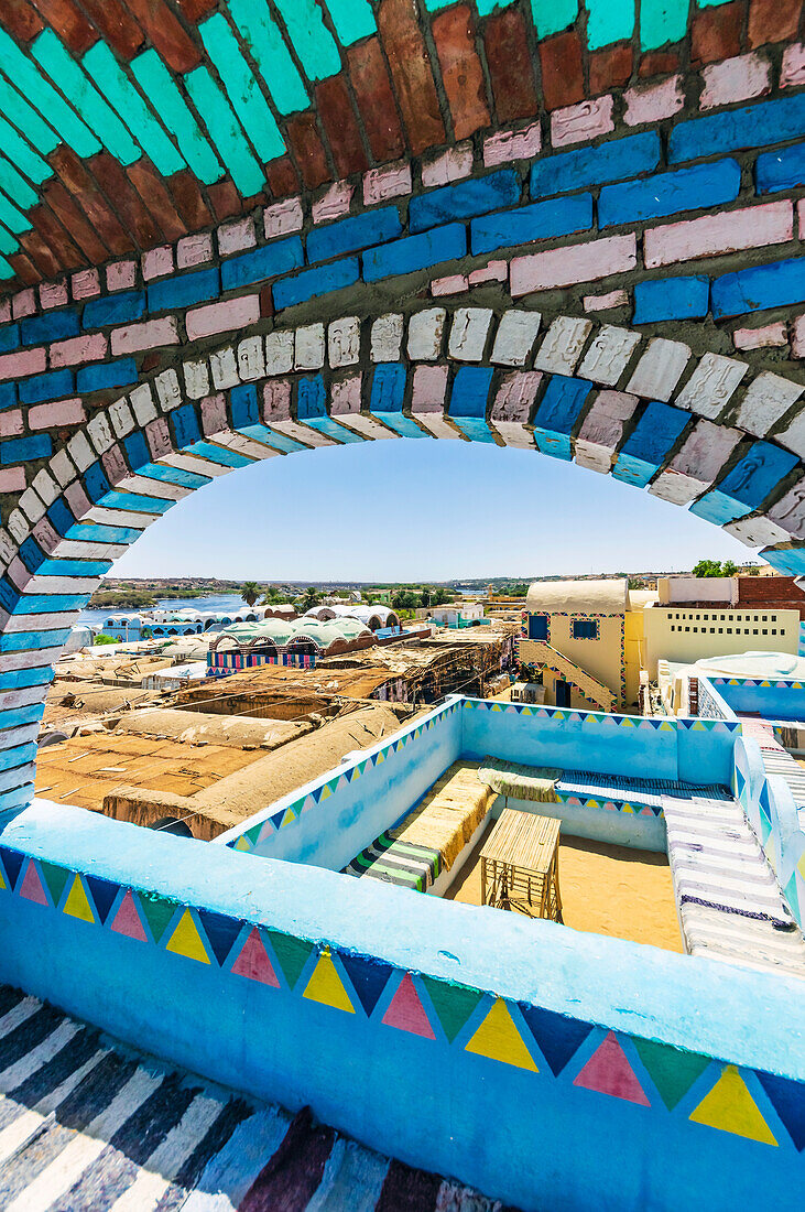  Views of a Nubian village near Aswan, Egypt 