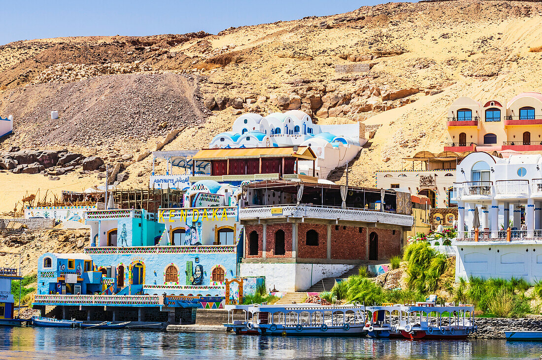  Views of a Nubian village near Aswan, Egypt 