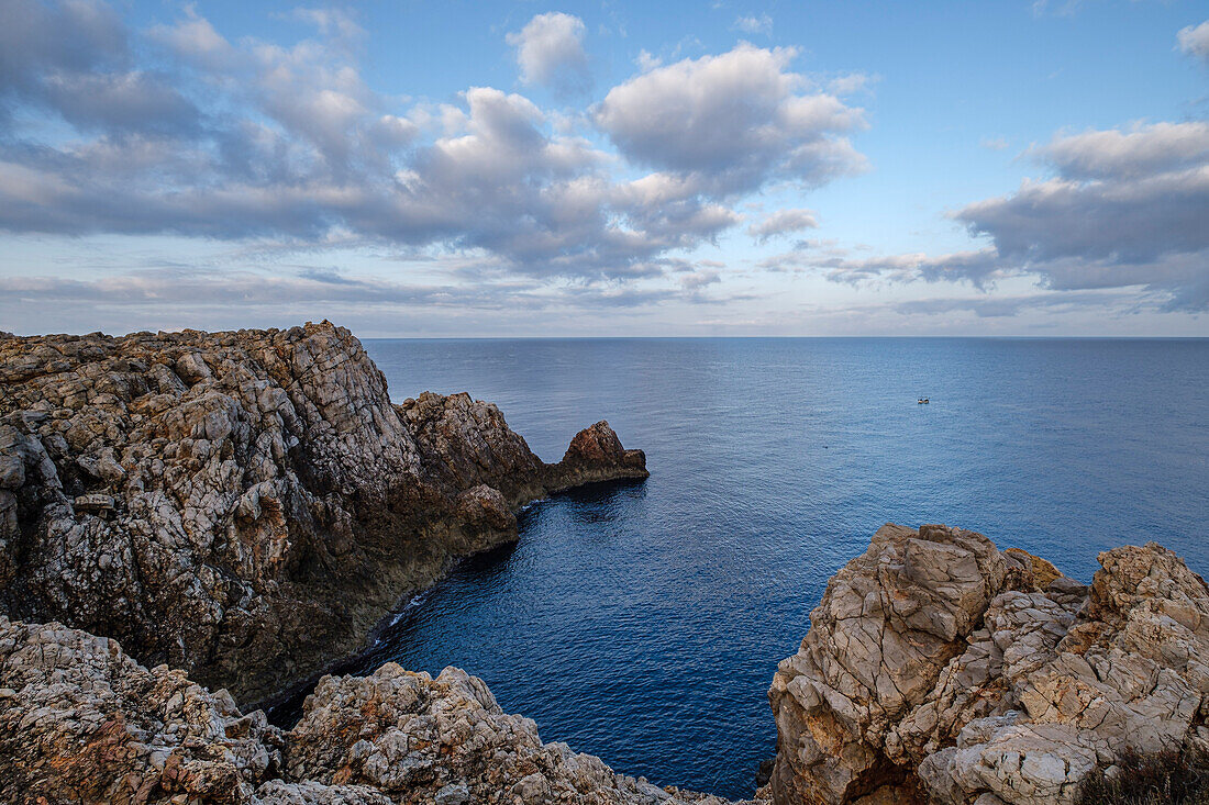 Punta Nati cape, Ciutadella, Menorca, Balearic Islands, Spain