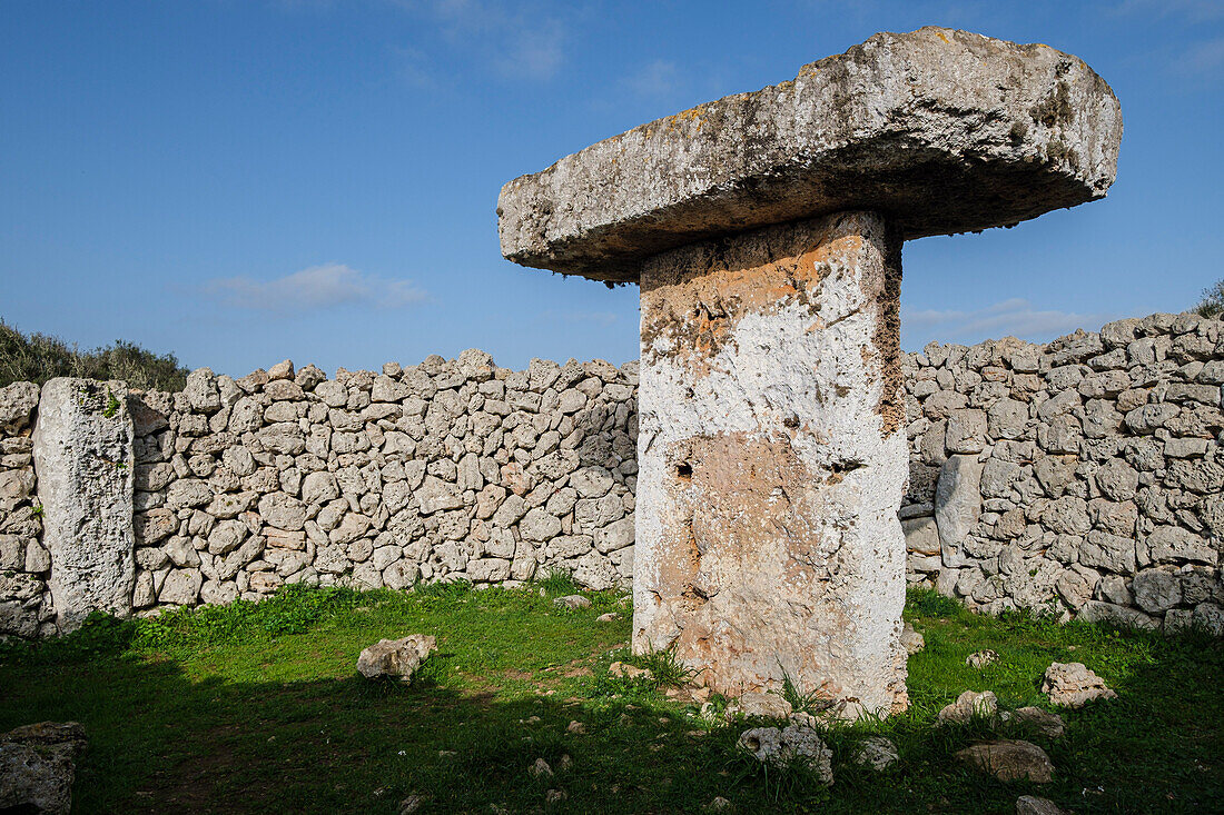 Torrellisar Vell Taula, Alaior, Menorca, Balearic Islands, Spain