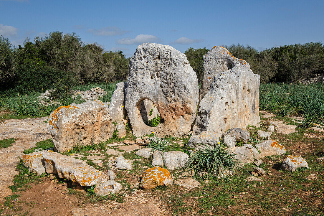  Ses Roques Llises Dolmen, Alaior, Menorca, Balearen, Spanien 