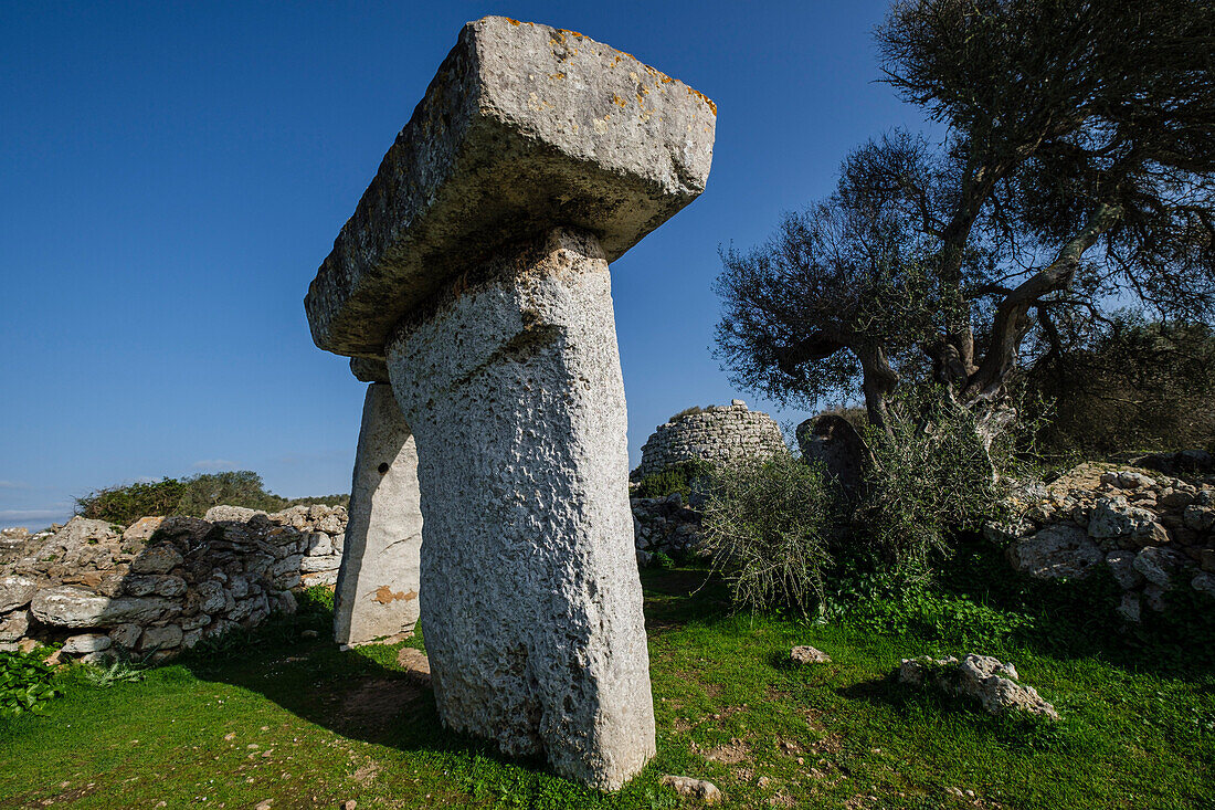  Prähistorische Stätte Talatí de Dalt, Maó, Menorca, Balearen, Spanien 