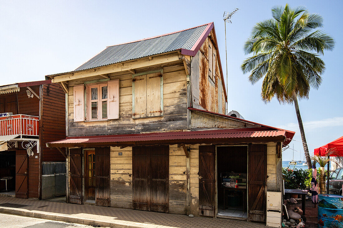  Deshaies, Caribbean building, Guadelupe, French Antilles, France, Europe 