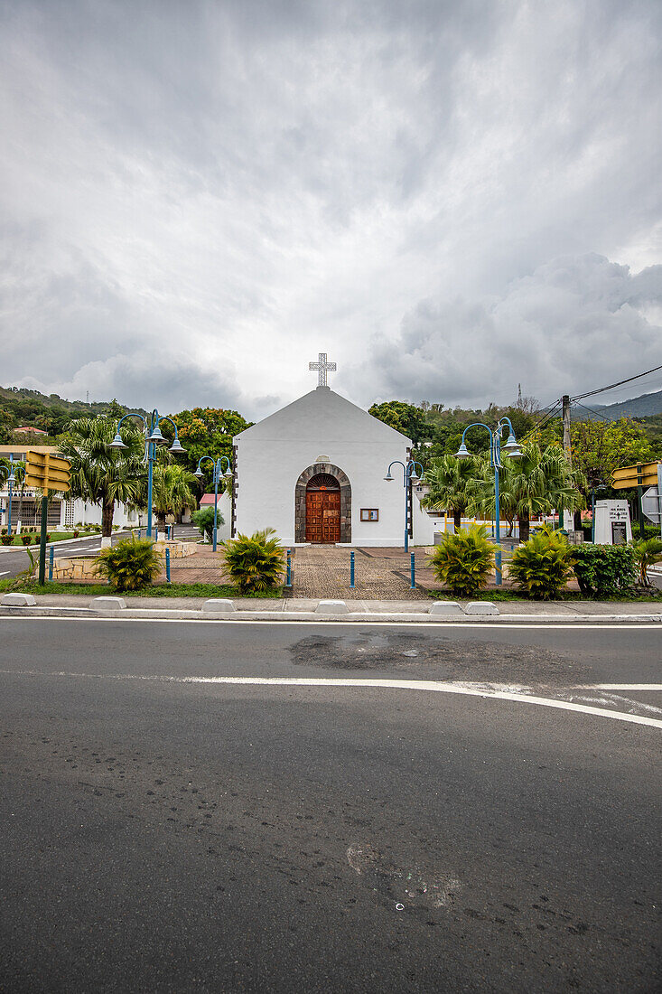  Église catholique Saint-Louis à Bouillante, Caribbean church, Bouillante, Guadeloupe, French Antilles, France, Europe 