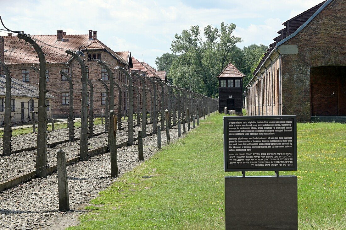  Auschwitz concentration camp near Krakow, Poland 