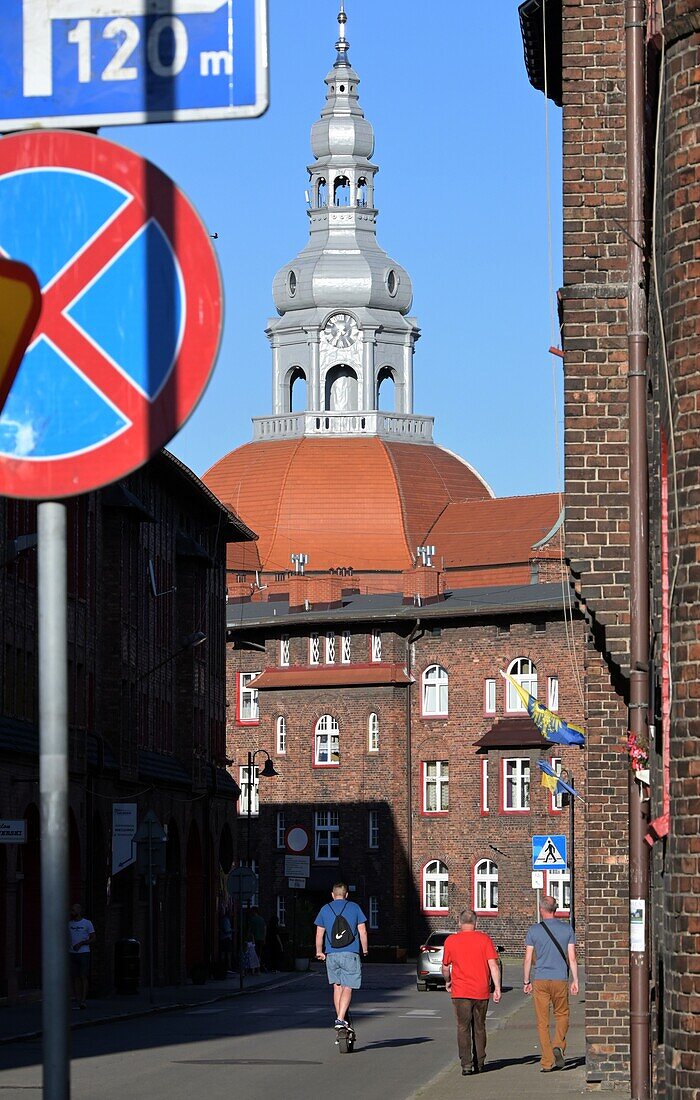  old brick district of Nikiszowiec, Katowice, Poland 