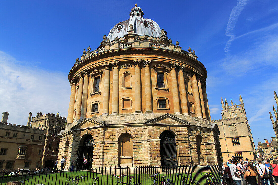 Radcliffe Camera-Gebäude, Universität Oxford, England, Großbritannien, Architekt James Gibbs, neoklassizistischer Stil