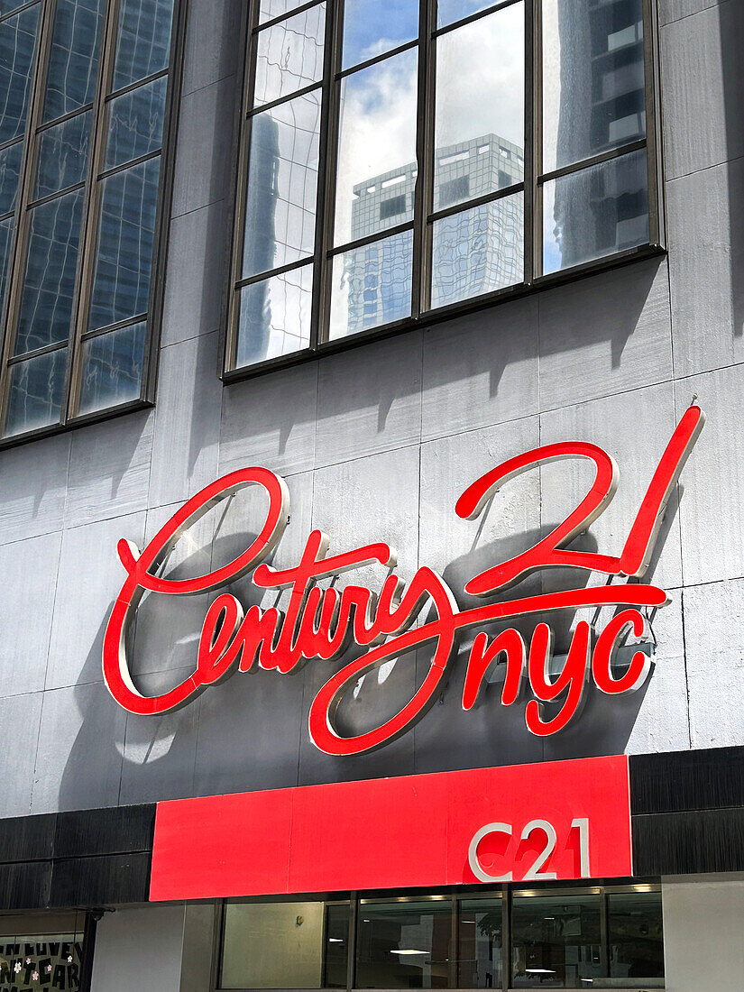 Century 21 department store, building exterior, New York City, New York, USA