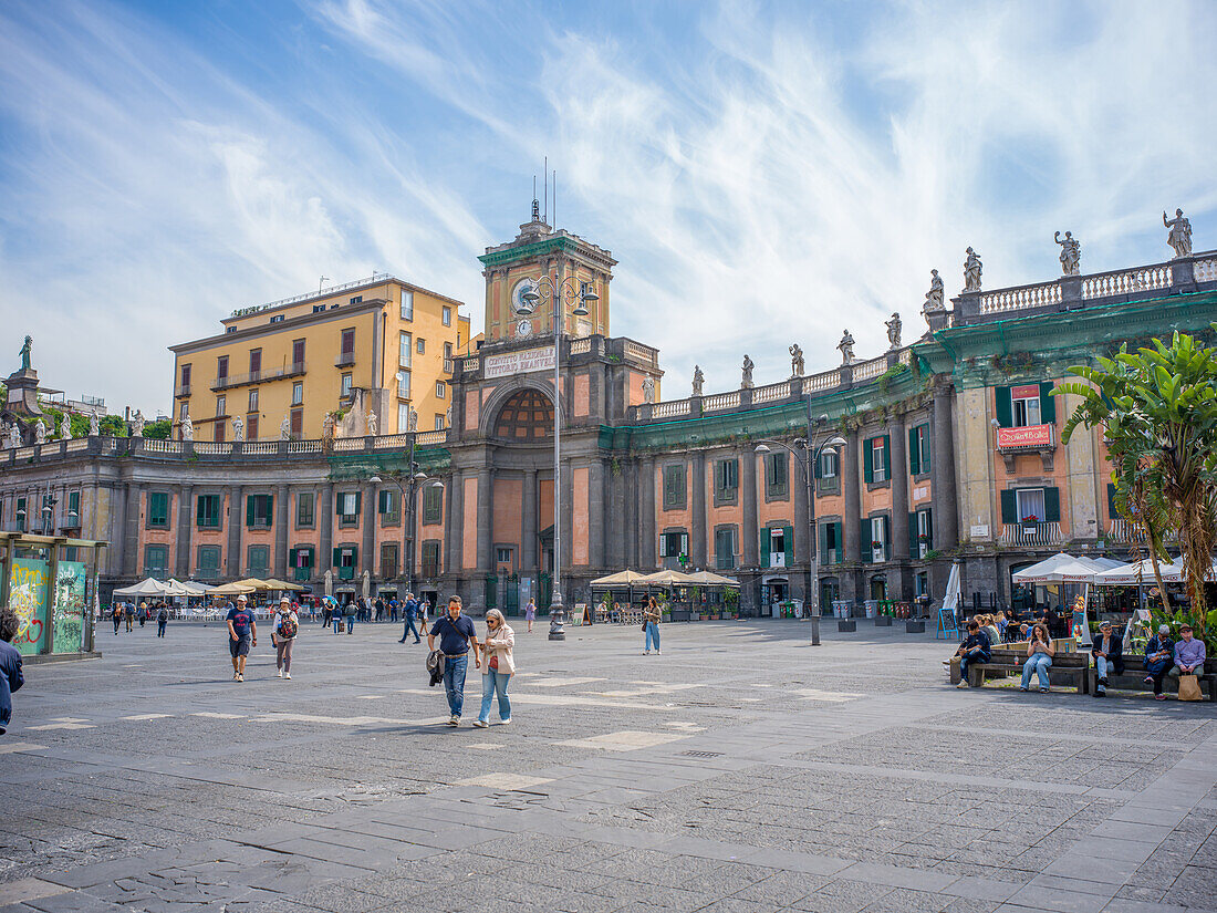  Convitto Nazionale Vittorio Emanuele II, Piazza Dante, Old Town of Naples, Naples, Campania, Southern Italy, Italy, Europe 