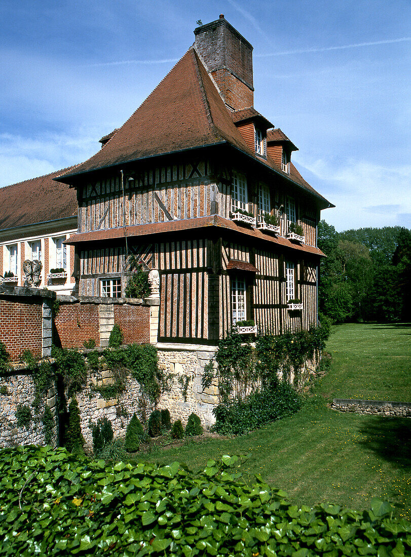 Chateau du Breuil in Le Breuil, Normandie, Frankreich