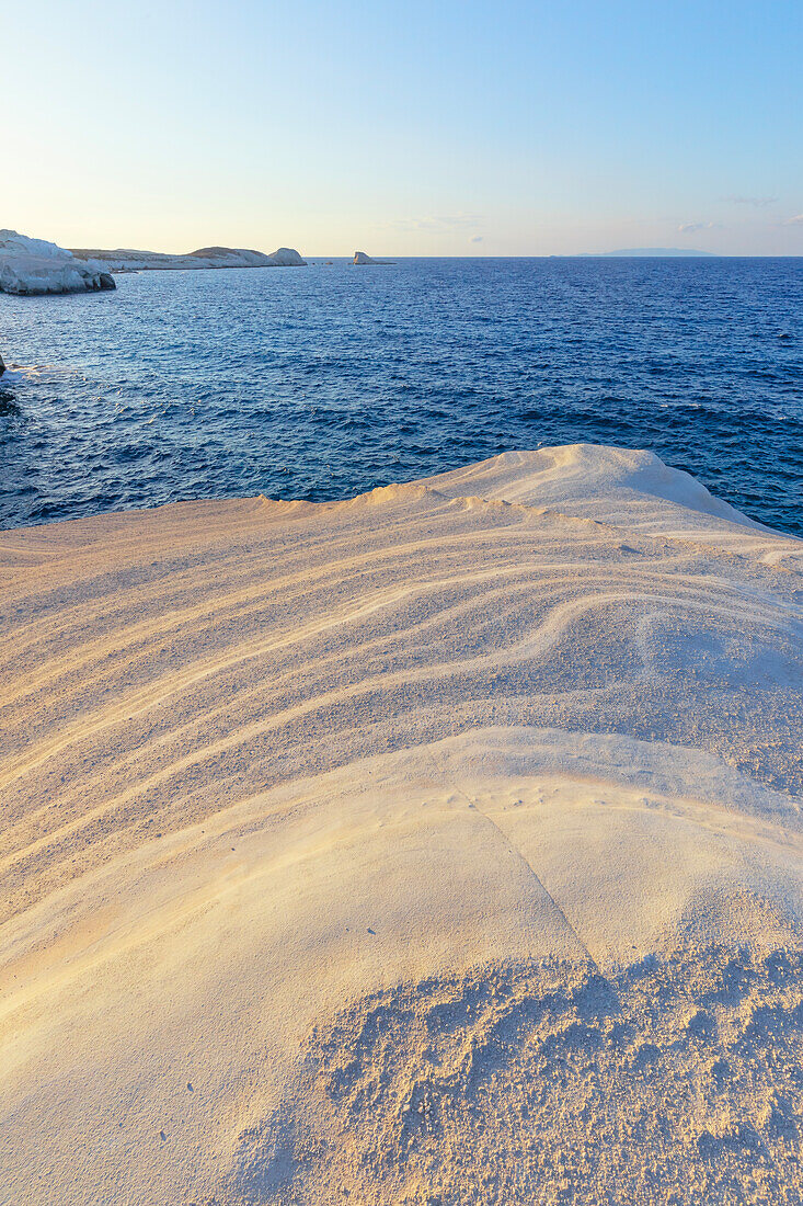 Rock formations, Sarakiniko, Milos Island, Greece