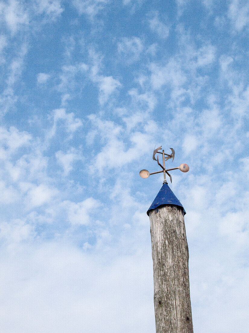  St. Peter Ording,sky clouds,weather vane, 