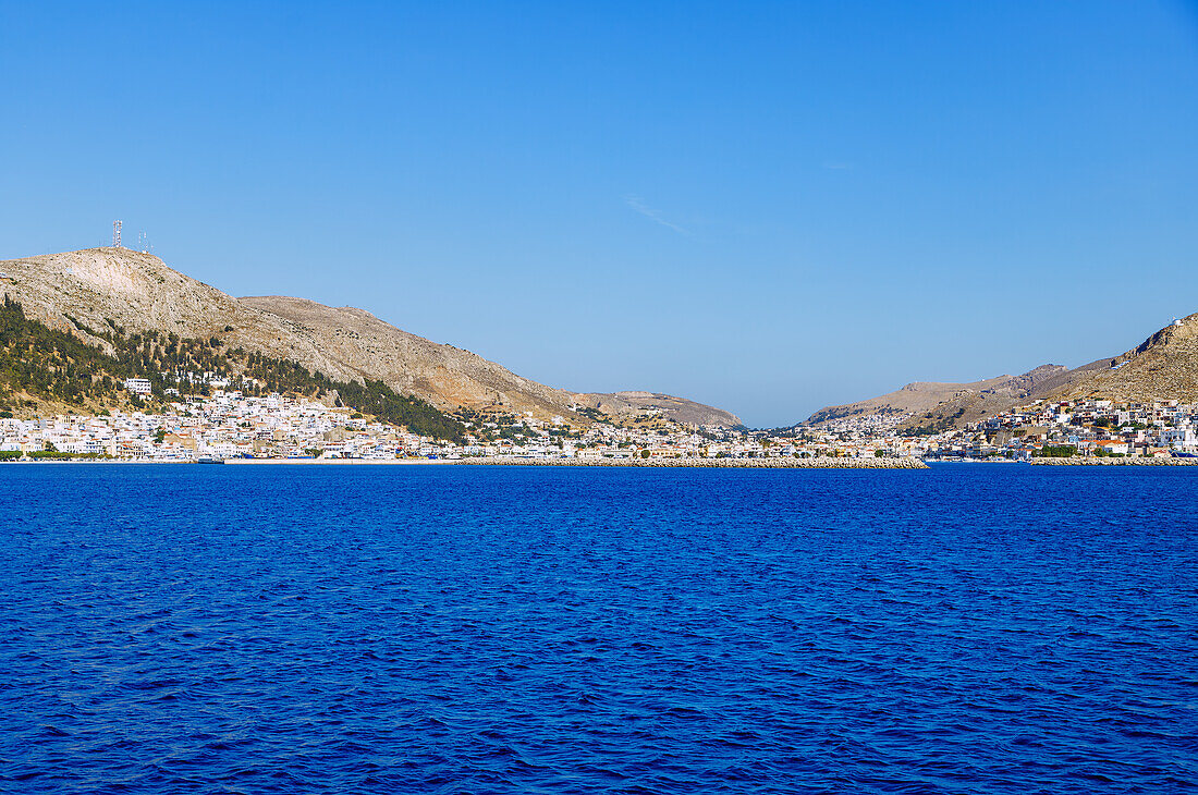  Island capital Póthia on the island of Kalymnos (Kalimnos) in Greece 