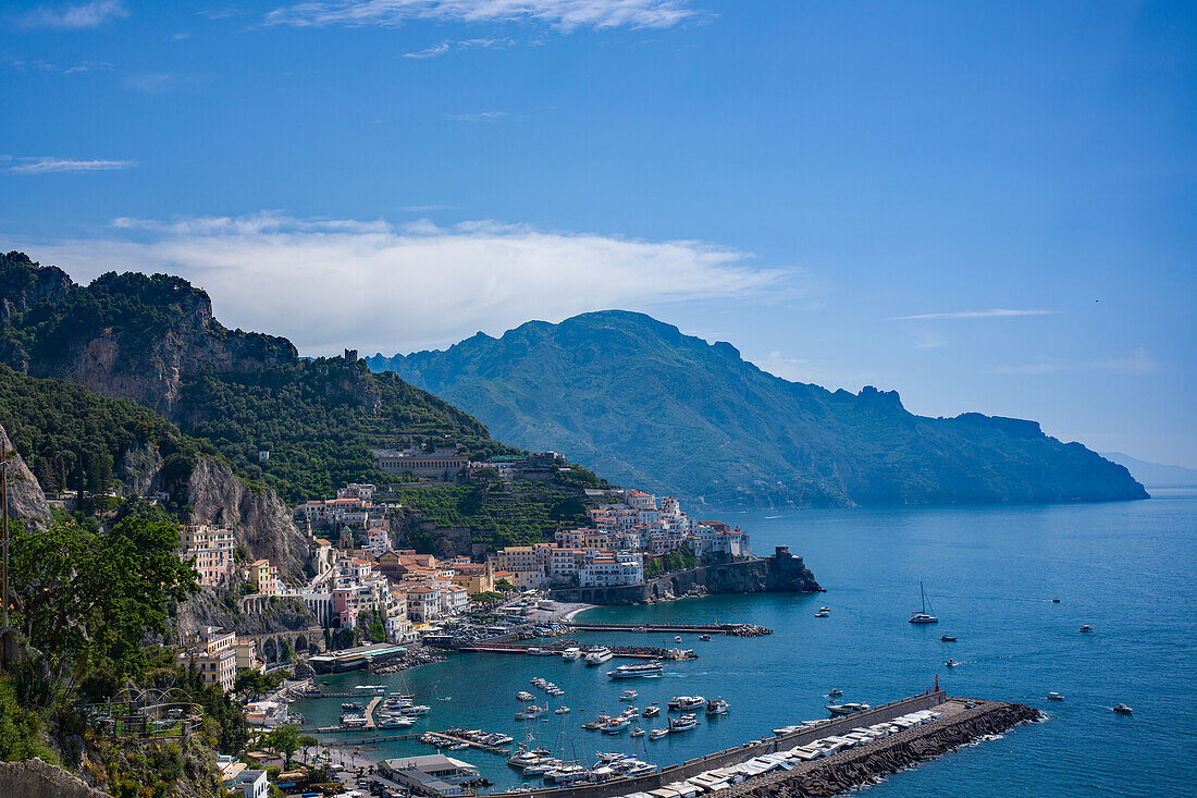 Amalfi, Amalfiküste, Kampanien, Süditalien, Italien, Europa, Mittelmeer