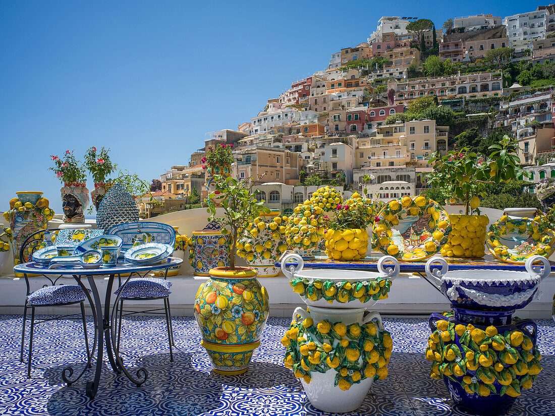  Positano, Amalfi Coast, Salerno, Campania, Southern Italy, Italy, Europe, Mediterranean 