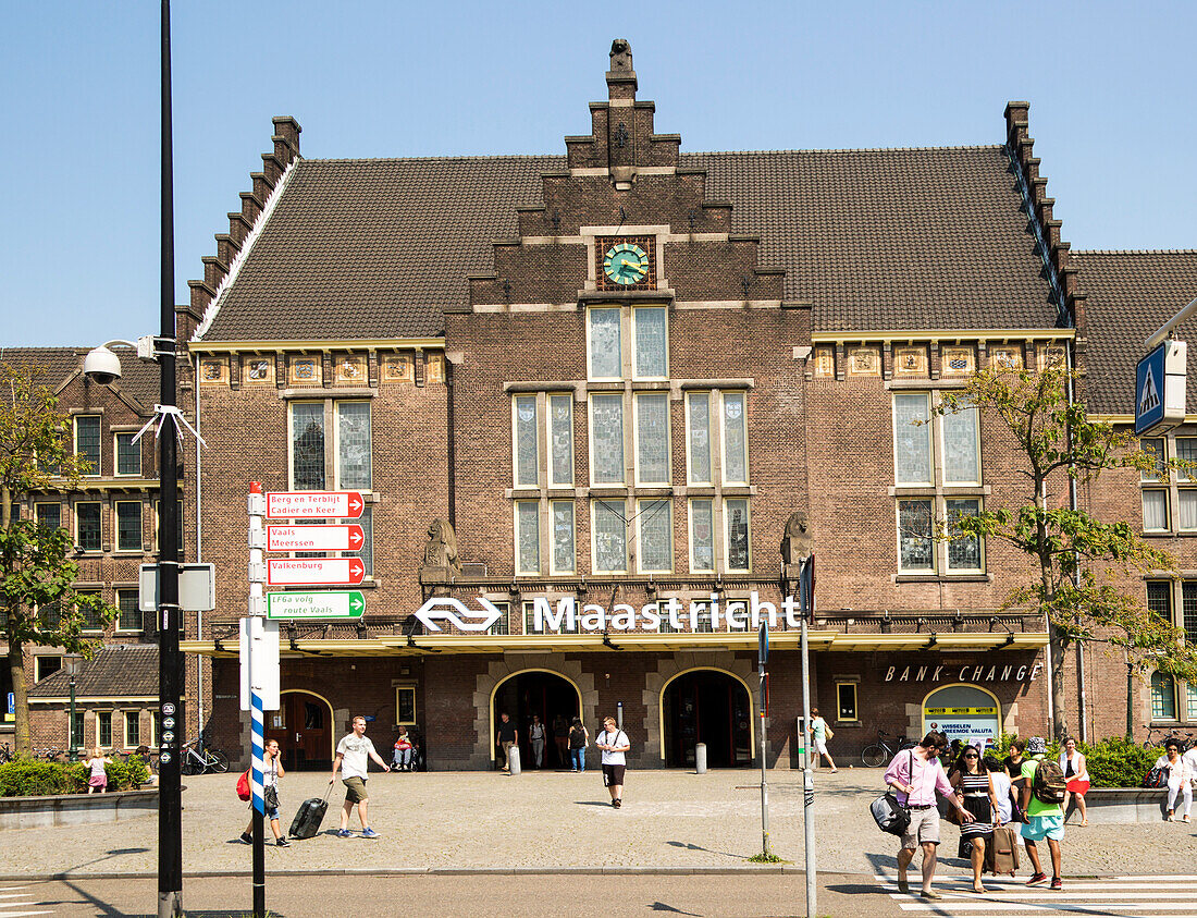 Railway station, Maastricht, Limburg province, Netherlands,