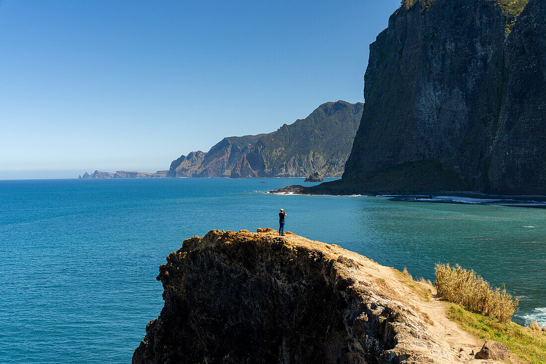 Aussichtspunkt bei Faial 'Miradouro do Guindaste', Madeira, Portugal, Europa