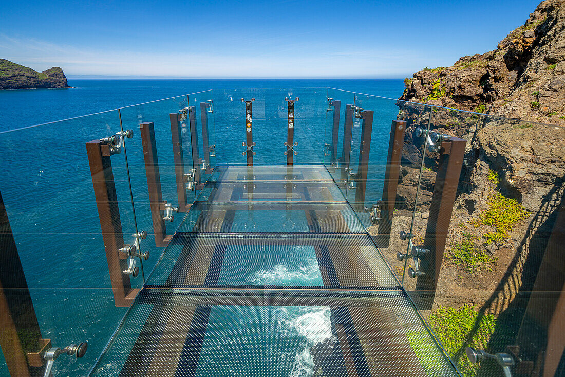 Aussichtspunkt bei Faial 'Miradouro do Guindaste', Madeira, Portugal, Europa