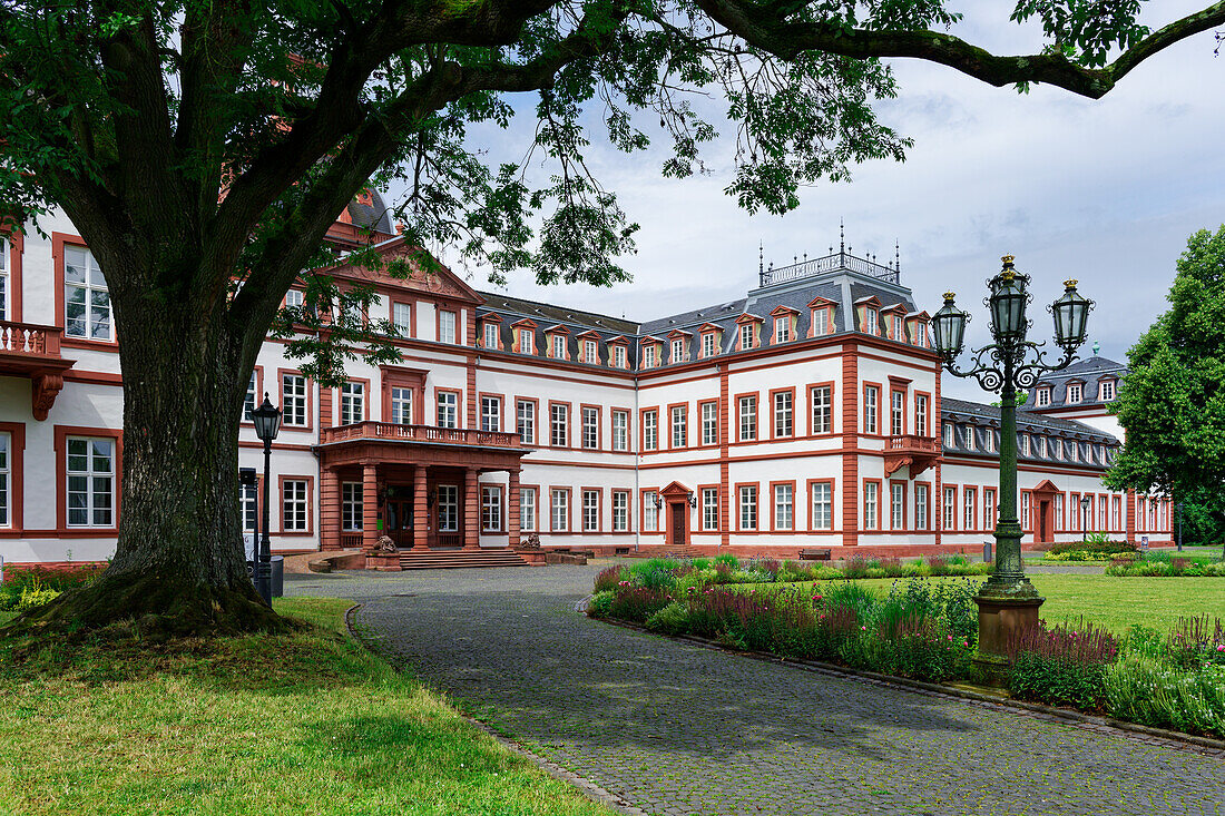 Schloss Philippsruhe und Schlosspark in Hanau, Hessen, Deutschland