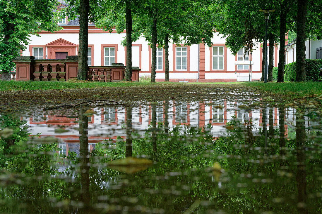 Schloss Philippsruhe und Schlosspark in Hanau, Hessen, Deutschland