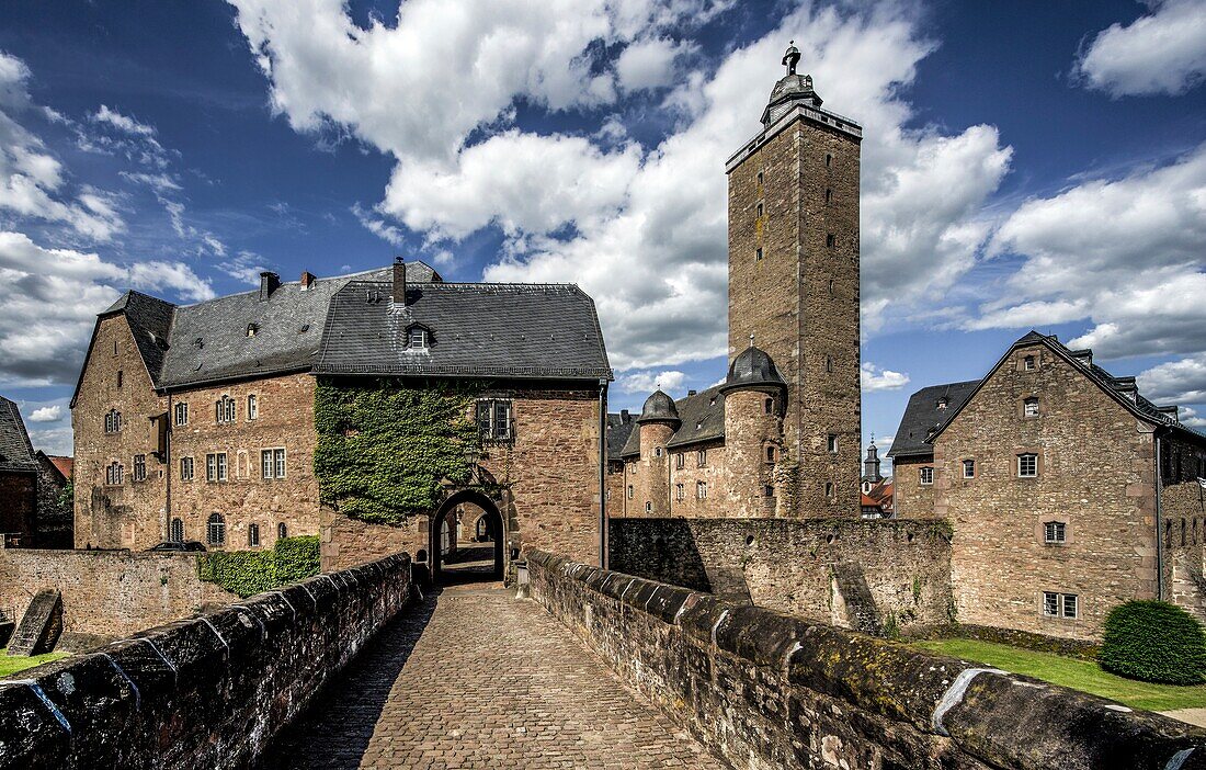  Castle in Steinau ad Straße, Hesse, Germany 