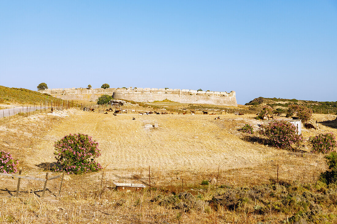 Burg von Antimachia (Kastro) bei Antimachia auf der Insel Kos in Griechenland