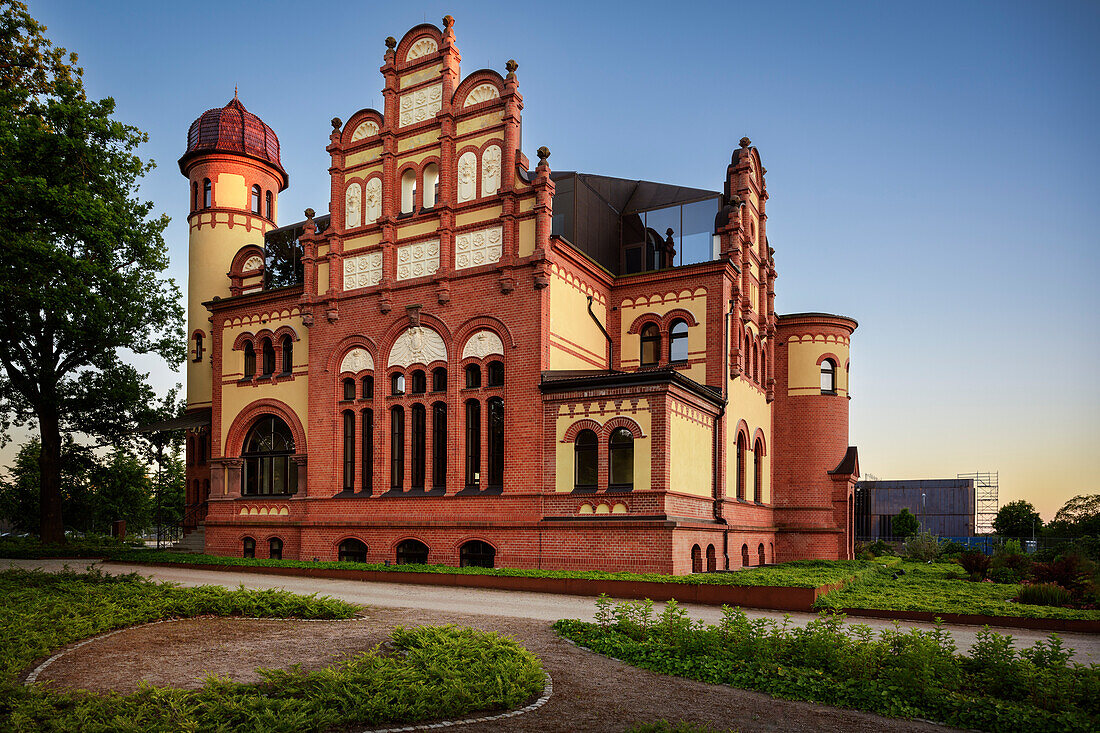 UNESCO Welterbe "Residenzensemble Schwerin", Offizierskasino am Schlosspark, Mecklenburg-Vorpommern, Deutschland, Europa